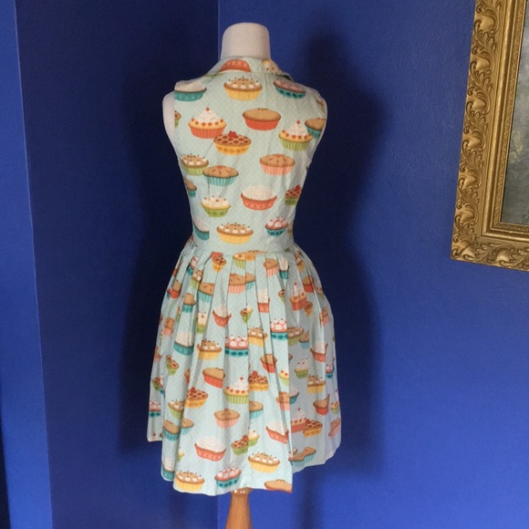 Vintage Modcloth Bea & Dot Sweet as Pie Thanksgiving cotton daydress 50s retro🥧 - Picture 6 of 12